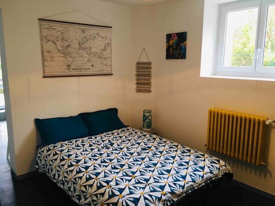 Logement Independant,Calme A 2 Pas Du Centre Ville Lannion Esterno foto